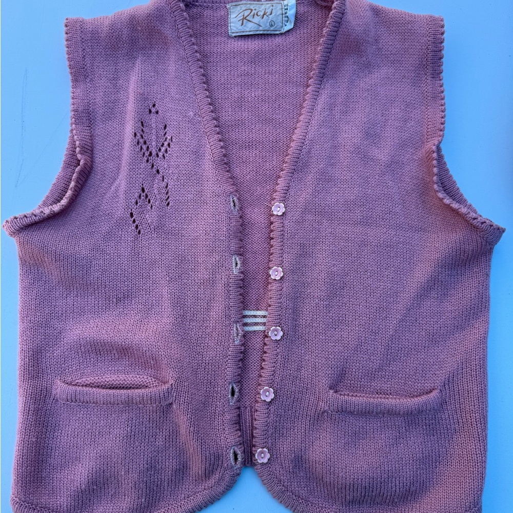 Ricki's Women's Pink Cardigan Sweater